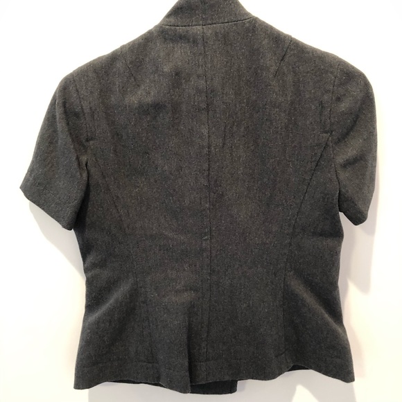 Gap Grey Cropped Jacket sz Small - Picture 5 of 5